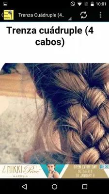 Como hacer trenzas android App screenshot 0