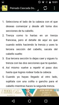 Como hacer trenzas android App screenshot 2